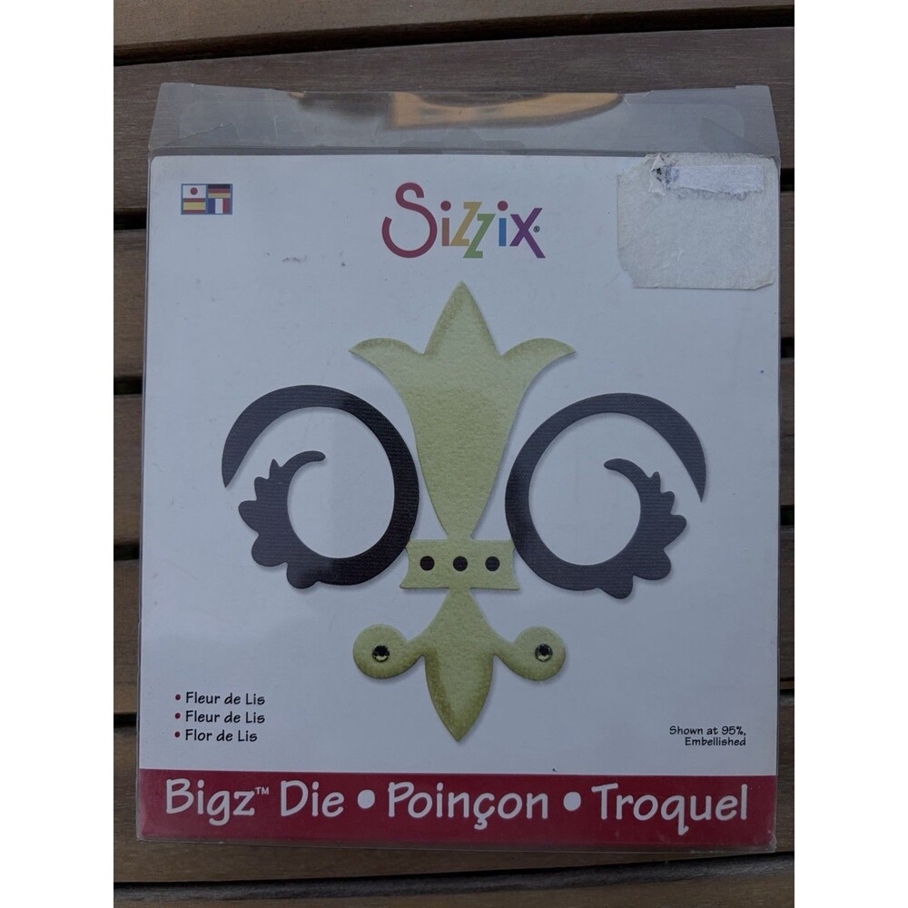 Sizzix Fleur De Lis Bigz Die Poincon Troquel